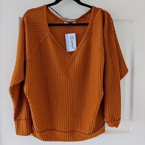 Rust colored blouse